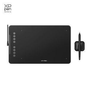 Tablet Xppen Deco 01 V2 10x6 pollici 8192 Supporto a penna a batteria a livello di batteria Windows Mac Digital Graphics Tablet per il disegno dell'animazione