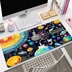 Rets Table Mate Mouse Pads Universe Space Solar System Planet Mouseepad Game Accessories Mausepad PC Gamer Mate