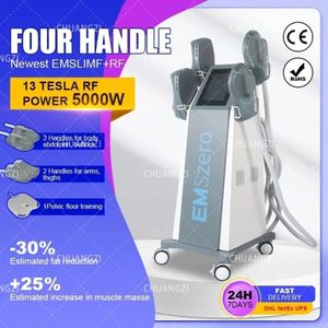 Горячий новый DLS-EMSLIM стимулятор мышц RF Cude Slimbing Emszer 13 Tesla 5000W High Power Beauty Shulity Ems Sculpting Machine Tealvic Pads доступны