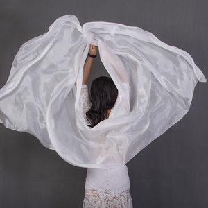 Sarongs 100% Silk Performance Dance Solid Color Light Texture Veil Shawls Women Scarf Costumes Accessories Belly Dance Veils 250cmx110cm 230526