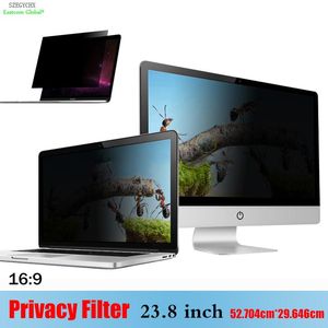 Filtros 23,8 polegadas 52,70cm*29.64cm Protetores de tela Laptop Monitor de computadores de computadores Proteção Caders de filmes de privacidade Filtro de privacidade