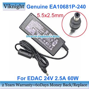 Şarj Cihazları Orijinal EA10681P240 24V 2.5A 60W AC Adaptör EDAC Güç Kaynağı için Şarj Cihazı 5.5x2.5mm