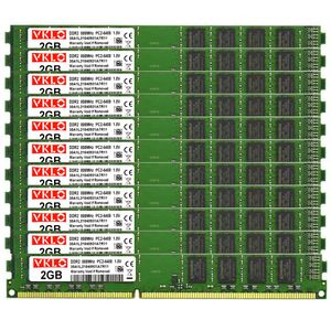 RAMS 10PCS SET DDR2 2GB 800 МГц PC26400 DIMM DIMM PC RAM 240 PIN