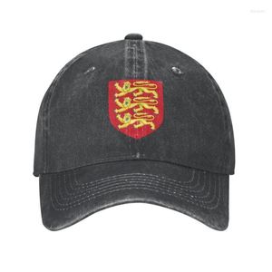 Ball Caps Fashion Cotton Royal Arms of England Baseball Cap для женщин Мужчины Регулируемая папа Шляпа Спорт