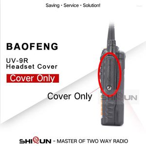 Walkie Talkie Baofeneng Radyo Aksesuar UV-9R Pro kulak seti kapağı artı mikrofon jakı sadece UV-XR UV-5R WP UV-5S