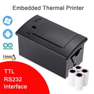 Fareler QR701 TTL RS232 Yazıcı Gömülü POS Makbuz Yazıcısı 58mm ATM Termal Bilet Mikro Panel USB USB Arduino Linux Mühendis Kodlama