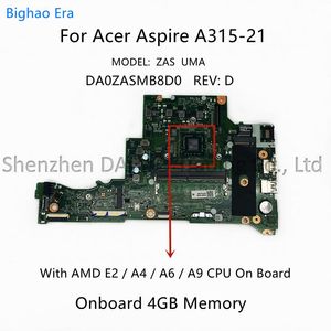 Anakart DA0ZASMB8D0 Acer Aspire A31521 Dizüstü Bilgisayar E29000 A69220 A99420 CPU 4GBRAM NBGNV1100Y NBGNV1100U NBGNV1100W