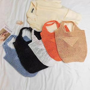 Сумки для хранения летние роскошные дизайнерские сумочка Esigner Brands Blouds Shopping Beach Bag Beard Casual Caual Tote Fashion Paper
