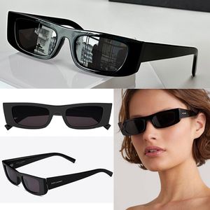 Дизайнерские солнцезащитные очки для кошачьих глаз SL553 Женские маленькие рамки квадратные солнцезащитные очки ацетат волоконно