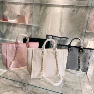 Tote çanta tasarımcı çantaları yaz plaj alışveriş çantası tuval kitap totes kadınlar büyük el çantaları deri omuz çantaları çanta crossbody sac de yolculuk dicky0750 petit kese