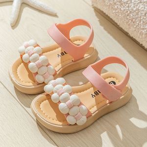 Sandals Girls Summer Thickening Sweet Cute Princess Nonslip Toddler 1 Year Old Comfortable Soft Bottom Beach Shoes 230529