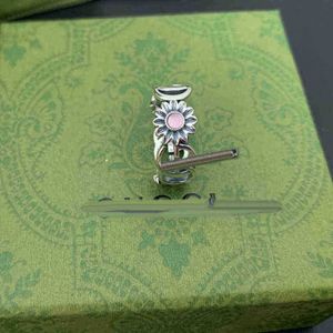 Дизайнерские ювелирные украшения кольцо кольцевые аксессуары летняя универсальная пара токен розовый розовый розовый кольцо 520 для подруги