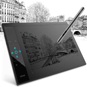 Tabletler Veikk A30 10x6 inç Grafik Dijital Çizim Tablet 8192 Seviye Pen Pat Battery Free Stylus Android Pencere Mac OSU Oyunu
