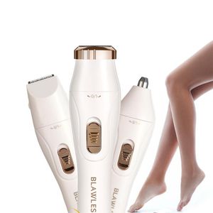 Эпилятор портативный мини электробритва триммер для бровей депиляция лучший безопасный женский эпилятор для бикини для лица прибор для удаления волос на лобке