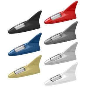 Auto Shark Fin Antenne Geformt Solar LED Licht Fahren Sicherheit Warnung Strobe Licht Auto Dach Dekorative Lichter Auto Zubehör