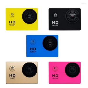 Kameralar 1.5 inç LCD 12MP Kamera Taşınabilir HD 1080p Söndürülebilir Pil geçirmez 140 Derece Geniş Açılı lens Su Sporları Açık Hava