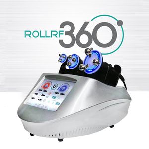 Le plus récent mini 360 Rotation RF Massage du visage Skin Tone Machine d'amélioration 3 poignées Affaissement de la peau Élimination Jowl Remval Equipment Beauty Machine