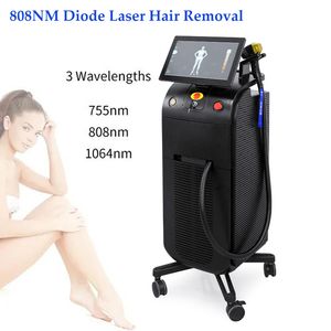 Диодный лазерный эпилятор 808, безболезненное омоложение кожи, косметическое оборудование, система охлаждения воском, устройство для удаления волос