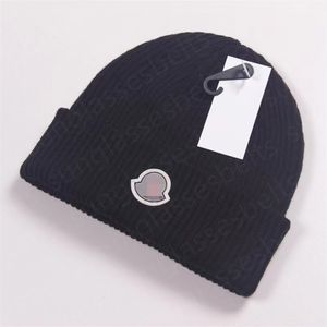 Дизайнерская зимняя шапка дизайнерская шапка мужская женская шапка вязаная толстая теплая шапка-бини осенне-зимние унисекс шапки и шапки уличная женская шапка MONCLiR шапки