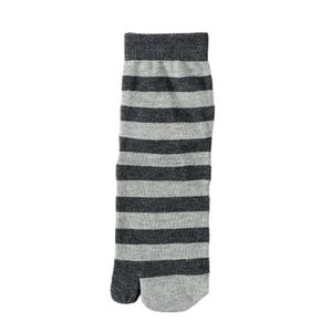 Erkekler ve kadınlar için aynı stil çoraplar, 2 parmak terlik, pamuk bölünmüş ayak parmağı orta tüp, sonbahar ve kış sıcaklığı, ter emilim şeritleri, 2 turlu balıksırtı terlik A4