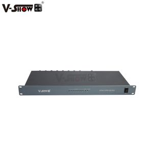 V-Show DMX Splitter Amplificador de sinal 8 portas DMX Splitter Stage Machine