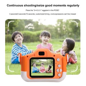 Видеокамеры, детская цифровая камера 40 МП, двойной объектив, HD-видео, 20-дюймовый мини-экран IPS с ремешком, развивающие игрушки 231030