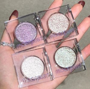 Sparkly Single Eyeshadow Compact 18G 4 Farben 247 Vegan Metallic Eye Shadow Pressed Pigmented Powder Makeup Long Lasting Glitter6175101