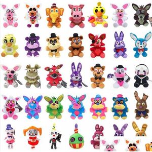 Плюшевые куклы Кошмарный кекс Неон 8-дюймовые игрушки Fnaf Toys Фаршированные 220602 Прямая доставка Подарки Животные Dho9B Dhnmh