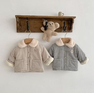 Toddler Bebek Bebek Erkek Kız Kızlar Kıyafetleri Sevimli Polar Kış Sıcak Bebek Ceket Sıradan Bebek Polar Ceketleri Dış Giyim Çocuk Paltoları