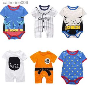 Giyim Setleri 2023 Ucuz Pamuklu Bebek Romper Kısa Kollu Bebek Giyim Yaz Unisex Bebek Giysileri Kız ve Erkek Tulumlar İnce Bölüm231202