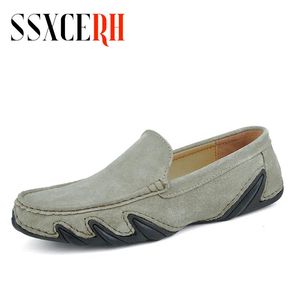 Dress Shoes Brand High Quality Men Loafers Leather Breathable Men's Casual Shoes Men Driving Oxfords Shoe Flats Moccasins Shoes 38-47 231201