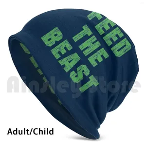 Beralar BEEG BEAST Vintage Beanies Örgü Şapka Hip Hop Marshawn Lynch Russell