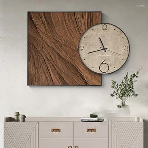 Relojes De Pared imágenes para Reloj estético Retro envío gratis arte relojes silenciosos elegante creativo Reloj De Pared accesorios para el hogar