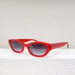 Маленькие красные солнцезащитные очки «кошачий глаз» с блестками, женские дизайнерские солнцезащитные очки оттенков Sunnies Gafas de sol UV400, очки с коробкой
