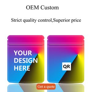 OEM özel mylar çantalar 1G 3.5G 7G 14G 28G 1lb Logo Ücretsiz Tasarım Oluşturma Pro Ambalajı Dijital Olarak Baskılı Fermuar Koku Kanıt Poşeti Tasarım