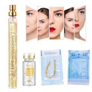 Face Lift Thread Set 5pcs Facial Serum with 20 bag Threads for Moisturizing Skin Repair Brightening Anti Pore Tightening Beauty Health Skincare