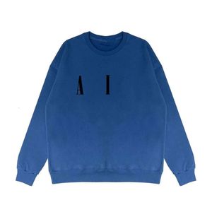 Büyük boyutlu kapüşonlu erkekler tasarımcı kazak sonbahar erkekler kadın moda düz renk dip gömlek mektupları sweatshirt yuvarlak boyun kazıcı uzun kollu gömlek0109