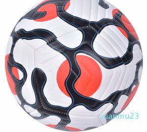 Bola de futebol material pu, bolas costuradas à máquina, gol de treinamento de futebol ao ar livre, liga infantil masculina futbol