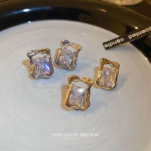 Kadınlar için Tasarımcı Küpeler Mücevherler Uxury Küpeler Tasarımcı Takı Takı Elmas Zincir Yoncalar Vida Luxe Kristal Kadın Coup242c