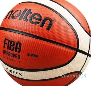 Balls Style Men Eşleştirme Eğitim Basketbol PU Malzeme Büyüklüğü Yüksek Kaliteli Basketbol