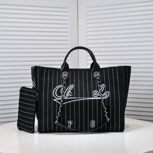 Ünlü plaj çantası lüks tasarımcı kadın alışveriş çantası hediye büyük erkek cüzdan çanta moda büyük plaj çantaları pamuk kumaş çember yuva yosun crossbody omuz cüzdan