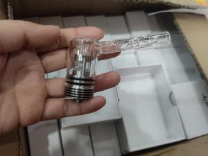 Motar Quartz Balmumu Buharlaştırıcı Wickless Atomizer Bobinsiz Tank Cam Boru 510 İplik Kiti Dalgalar Dabber Aracı Uzun Ağızlık Kapağı BJ