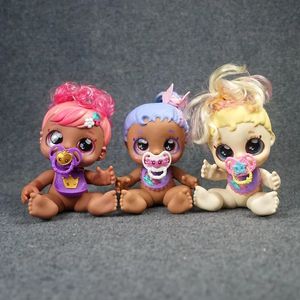 Куклы милые ароматные маленькие куклы KindyKids с большими глазами соска для маленьких девочек игровой домик игрушки подарки конечности подвижные дефекты 231204