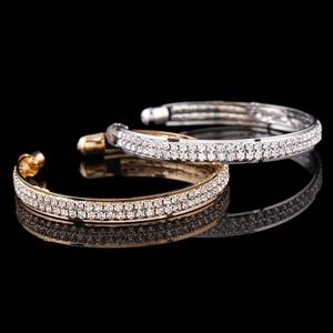 Charm Bilezikler Bilezikler Bangles Rhinestone Açık Bileklik Bileklik Fabrika Fiyatı / Doğum Günü Hediye Kuff Damla Teslimat Takı Bileklikler Dhwyn