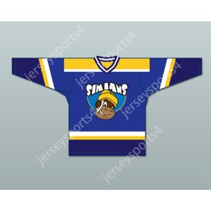 Özel En Dikey Primat Jack 99 1/2 Seattle Simian Hokey Jersey MVP Yeni üst dikişli S-M-L-XL-XXL-3XL-4XL-5XL-6XL