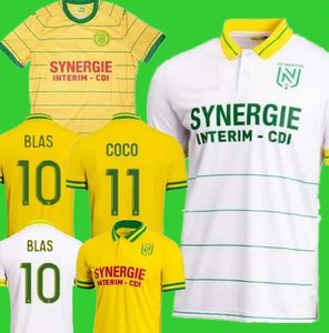 Guessand Nantais Maillots FC Nantes Etoile Futbol Formaları Özel Siyah Şampiyonlar Yeniden Baskı 2023 2024 M. Mohamed Blas Coco Simon Futbol Gömlek Erkekler Maillot De Foot