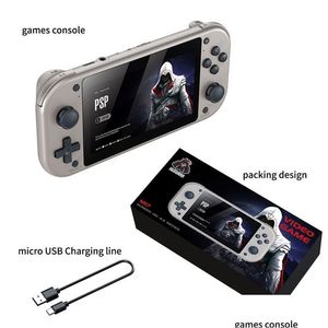 Nostalgic Host M17 Retro Handheld Video Game Console Open Ce Linux System 4.3 Inch Ips Sn Portable Pocket Player For Psp Drop Delive Dh6Ln