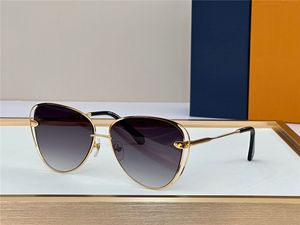 Новый модный дизайн солнцезащитных очков «кошачий глаз» в форме бабочки Z1305E с металлической оправой, простой и элегантный, легкий и удобный для ношения, уличные защитные очки UV400