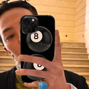 Cep Telefon Kılıfları Punk 8 Bilardo İPhone 14 11 12 13 Pro Max Kore Retro Geometrik Telefon Kılıfı iPhone XR XS MAX 7 8 PLUS J231206