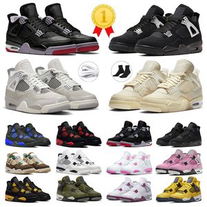 Jumpman 4 4s Chaussures de basket-ball pour femmes pour hommes IV Cactus Jack Pink Bred Reimagined Red Thunder Military Black Panther Sneakers Trainers Dhgate